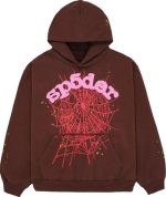 Sp5der Web Hoodie Brown